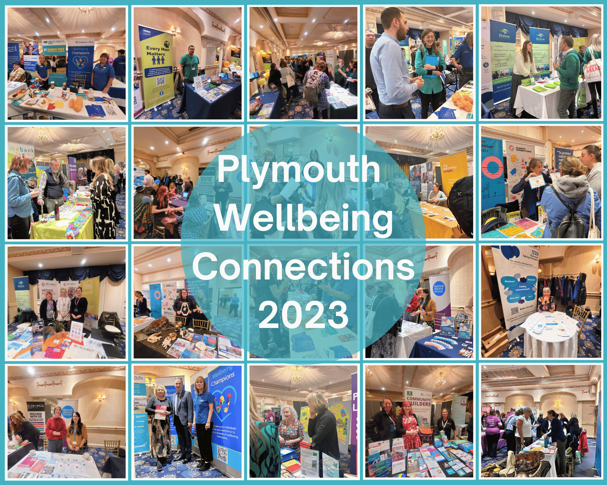 compilation of photos to celebrate Plymouth Wellbeing Connections